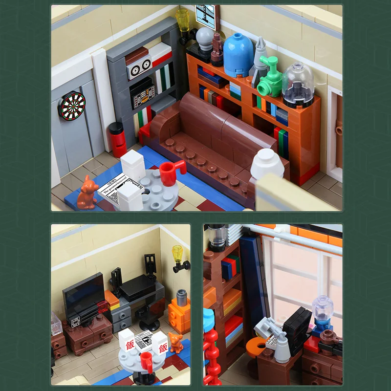 MOULD KING Street Building Toys The MOC-34463 Central Perk With Led Parts Assembly 16014 Building Blocks Kids Christmas Gifts
MOULD KING Street Building Toys The MOC-34463 Central Perk With Led Parts Assembly 16014 Building Blocks Kids Christmas Gifts
