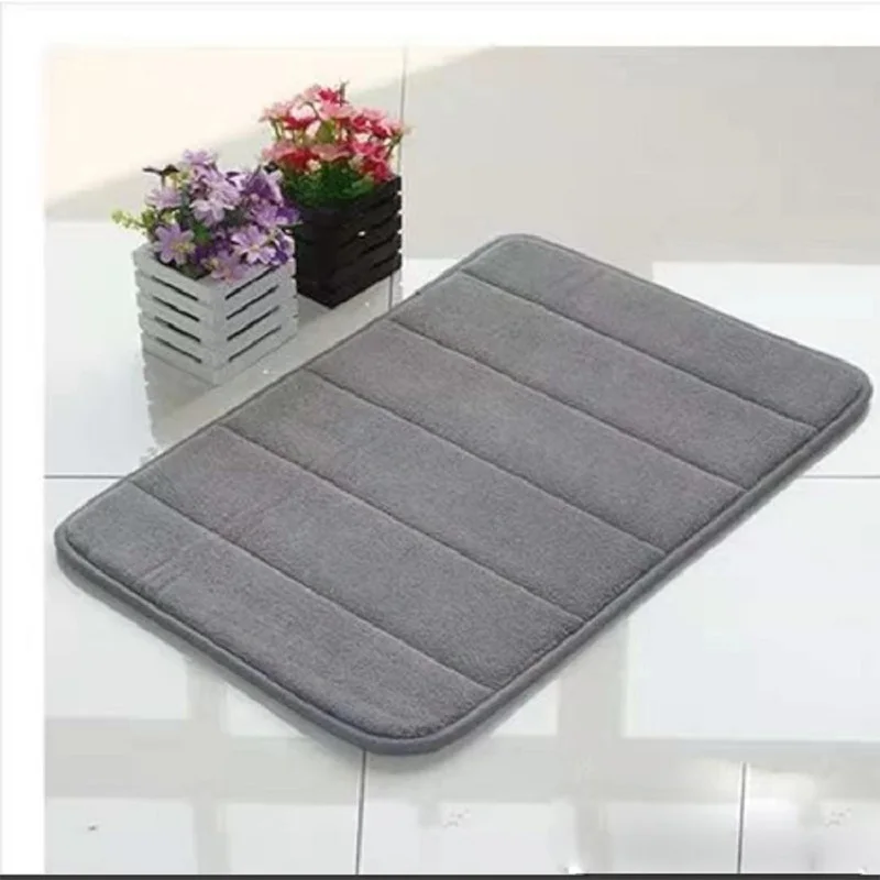 Home Bath Mat Coral Fleece Bathroom Carpet Water Absorption Non-slip Memory Foam Absorbent Washable Rug Toilet Floor Mat
Home Bath Mat Coral Fleece Bathroom Carpet Water Absorption Non-slip Memory Foam Absorbent Washable Rug Toilet Floor Mat