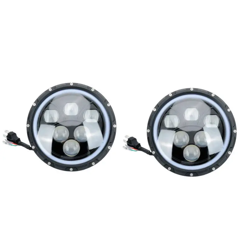 2PCS 7inch 60W Round LED Halo Angel Eyes Headlight DRL for Jeep Wrangler TJ LJ CJ JK
2PCS 7inch 60W Round LED Halo Angel Eyes Headlight DRL for Jeep Wrangler TJ LJ CJ JK