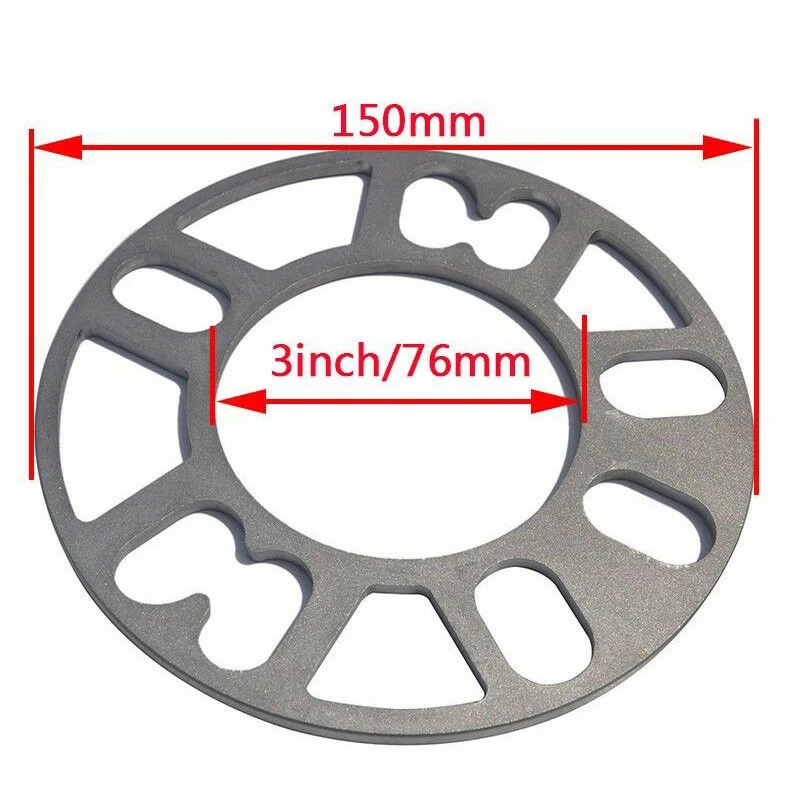 1X 5mm Aluminum ET Adjusting Shims Car Wheel Spacers Wheelbase Gasket Flange 
1X 5mm Aluminum ET Adjusting Shims Car Wheel Spacers Wheelbase Gasket Flange