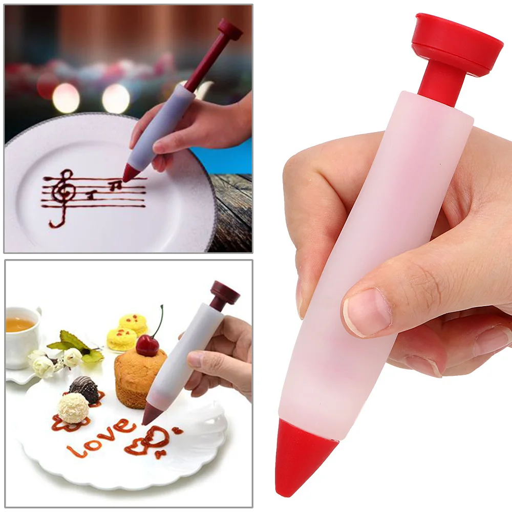 Cake Decorating Tools Cookie Icing Piping Pastry Nozzles Silicone Food Writing Pen for Chocolate Jam Syrup Cream
Cake Decorating Tools Cookie Icing Piping Pastry Nozzles Silicone Food Writing Pen for Chocolate Jam Syrup Cream