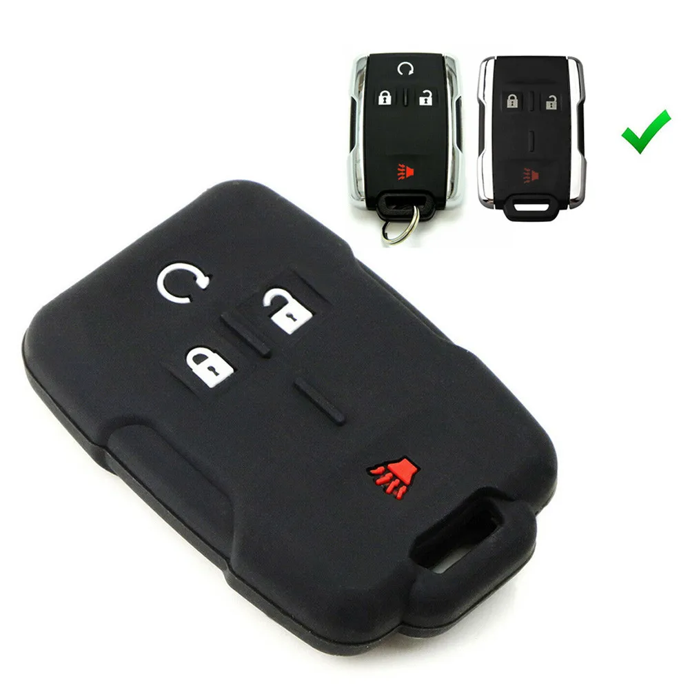 Silicone Key Cover Soft Silicone Key Fob Case Cover For Chevy Silverado Colorado GMC Sierra 14-up
Silicone Key Cover Soft Silicone Key Fob Case Cover For Chevy Silverado Colorado GMC Sierra 14-up