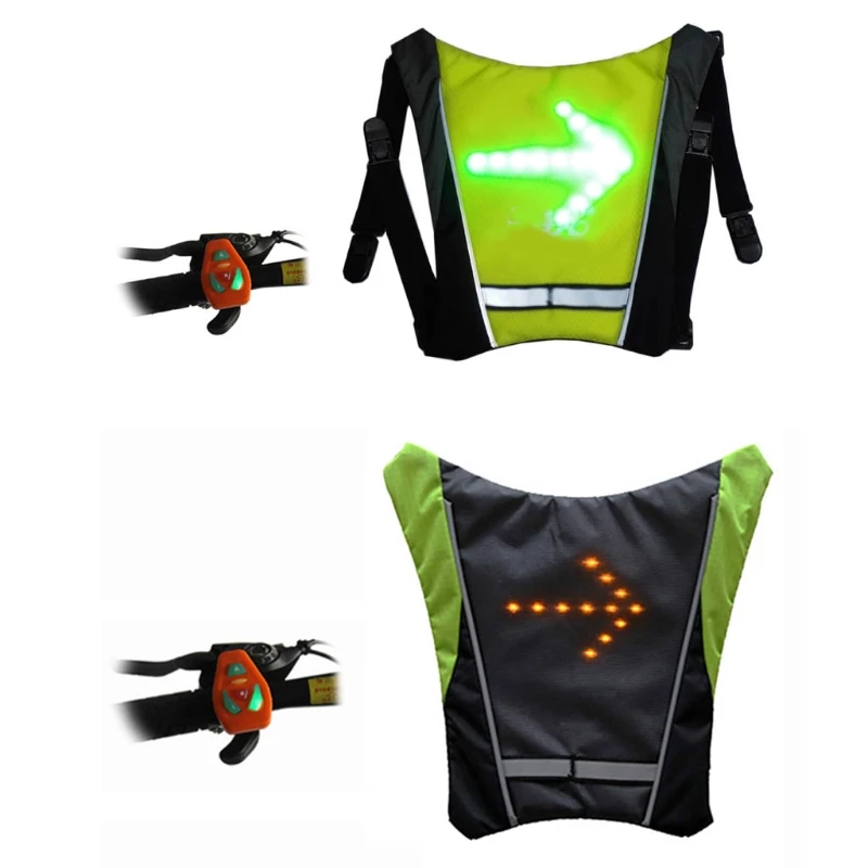 Lightweight Reflective LED Signal Light Backpack Pendant Wireless Remote Control Turn Signal Outdoor Sport Safety Bag
Lightweight Reflective LED Signal Light Backpack Pendant Wireless Remote Control Turn Signal Outdoor Sport Safety Bag