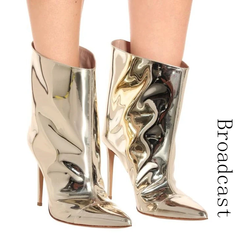 Broadcast Autumn And Winter Women's European And American Style Stiletto High-heeled Fashion Women's Short Boots
Broadcast Autumn And Winter Women's European And American Style Stiletto High-heeled Fashion Women's Short Boots