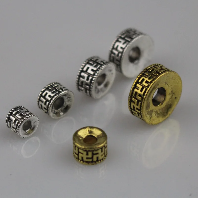 New Tibetan Silver Wan Word Spacer Retro Jewelry Accessories Handmade DIY Buddha Beads Size Vajra Star Moon Bodhi Ornaments Hot
New Tibetan Silver Wan Word Spacer Retro Jewelry Accessories Handmade DIY Buddha Beads Size Vajra Star Moon Bodhi Ornaments Hot