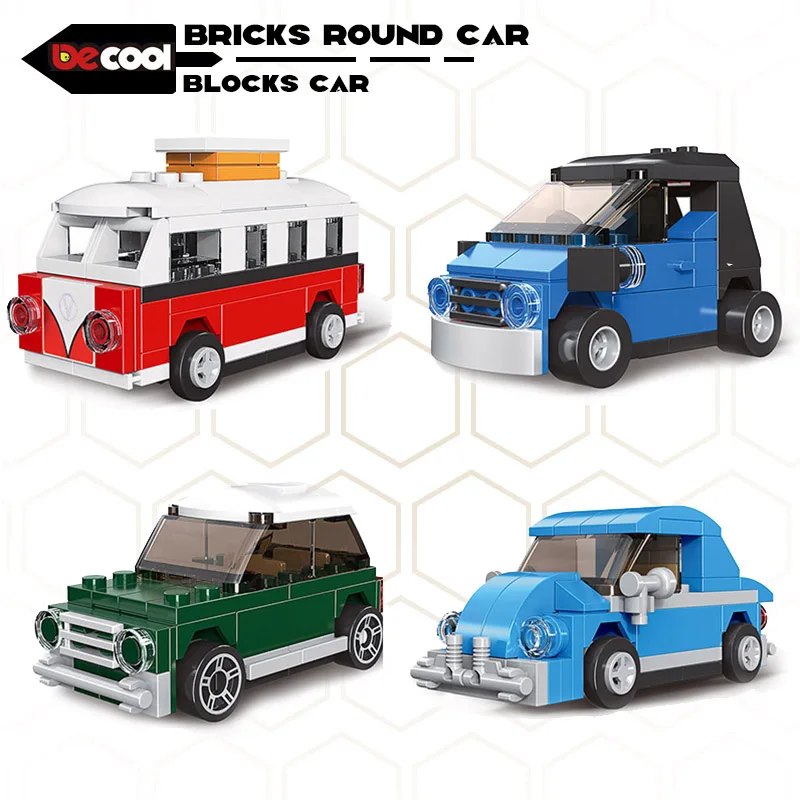 DECOOL City Pull Back Bricks Round Car Building Blocks Truck Vehicle Shuttle Bus Technical Racing Speed Cars Toy for Boys
DECOOL City Pull Back Bricks Round Car Building Blocks Truck Vehicle Shuttle Bus Technical Racing Speed Cars Toy for Boys