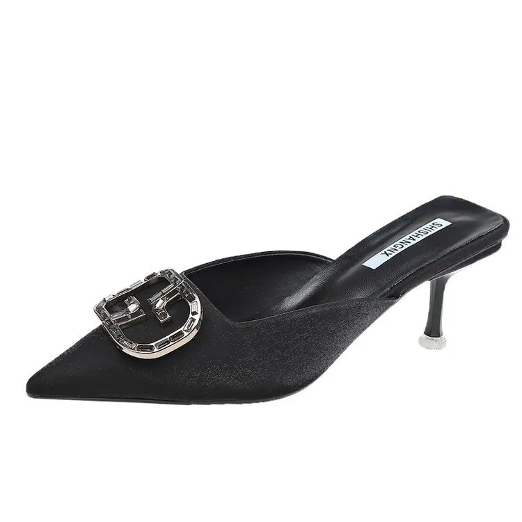 Free Shipping-stiletto Mules 2021 Summer Fashion Women's Rhinestone High-heeled Sandals and Slippers
Free Shipping-stiletto Mules 2021 Summer Fashion Women's Rhinestone High-heeled Sandals and Slippers