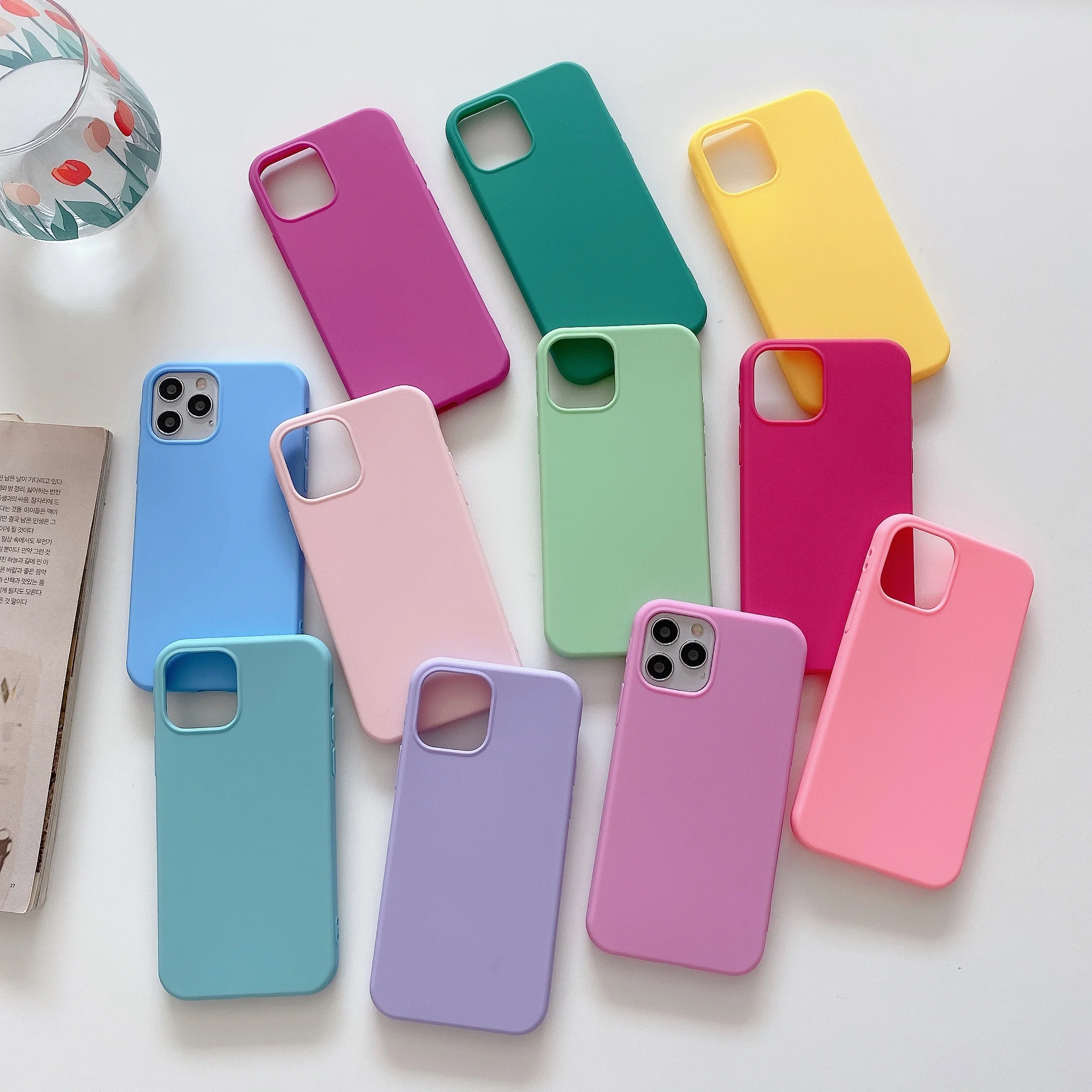 ZUIDID Luxury Ultra Thin Shockproof Scrub Phone Case For iPhone 11 12 13 Pro XS Max XR 7 8 Plus Soft TPU candy Cover 2021
ZUIDID Luxury Ultra Thin Shockproof Scrub Phone Case For iPhone 11 12 13 Pro XS Max XR 7 8 Plus Soft TPU candy Cover 2021