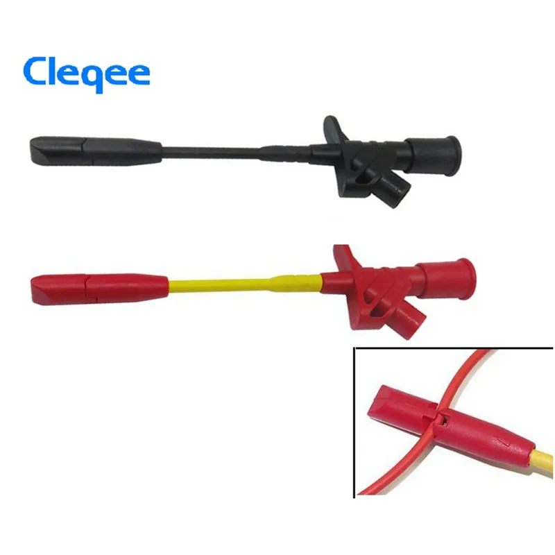 Новый CLEQEE P5005 2 шт. полностью изолированный Быстрый пирсинг тестовые иглы с крючком зажимы мультиметр тестовые щупы осциллограф Аксессуары
Новый CLEQEE P5005 2 шт. полностью изолированный Быстрый пирсинг тестовые иглы с крючком зажимы мультиметр тестовые щупы осциллограф Аксессуары