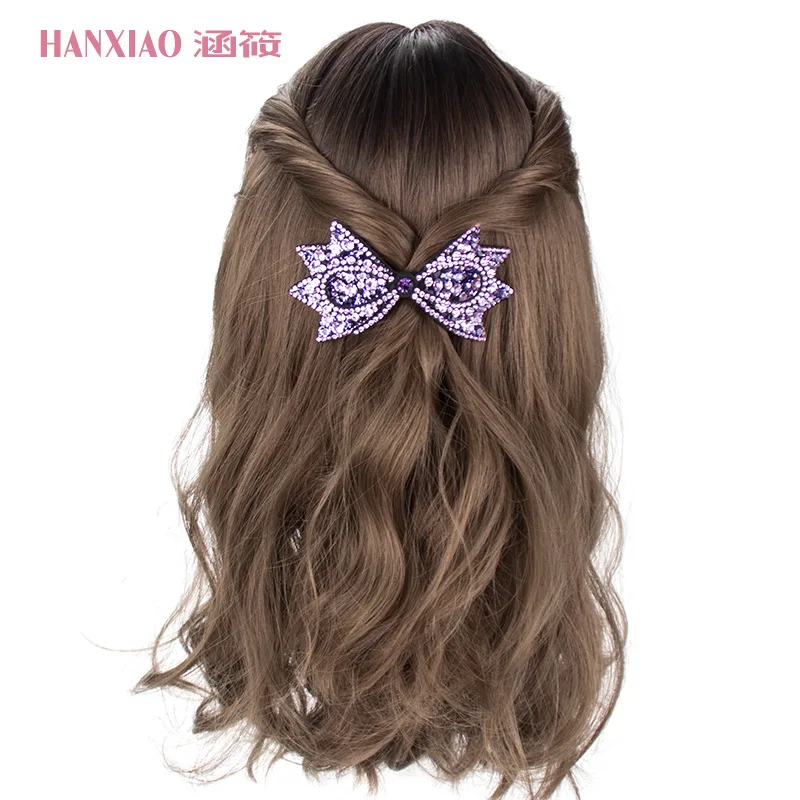 Top clip hairpin Korea female red rhinestone headdress clip new bow simple joker Czech ornaments
Top clip hairpin Korea female red rhinestone headdress clip new bow simple joker Czech ornaments