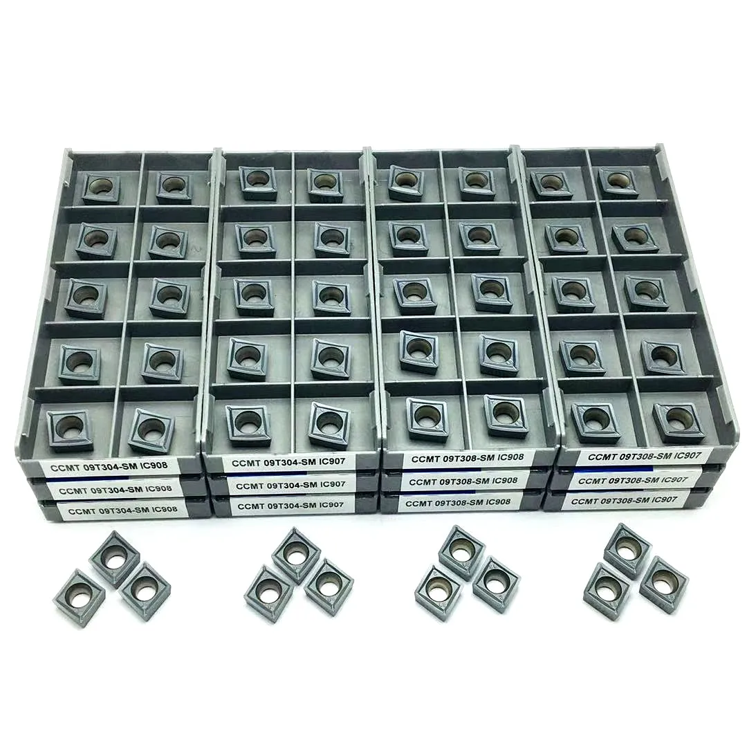 Lathe tool CCMT09T304 SM IC907 / IC908 CCMT09T3048 internal turning tool carbide insert CCMT 09T304 turning carbide insert
Lathe tool CCMT09T304 SM IC907 / IC908 CCMT09T3048 internal turning tool carbide insert CCMT 09T304 turning carbide insert