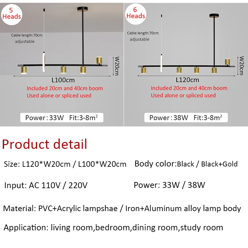 Minimalist Modern LED Chandelier 120cm 100cm Home Decoration Chandelier Lamp for Living room Kitchen Dining room Study room lamp
Minimalist Modern LED Chandelier 120cm 100cm Home Decoration Chandelier Lamp for Living room Kitchen Dining room Study room lamp