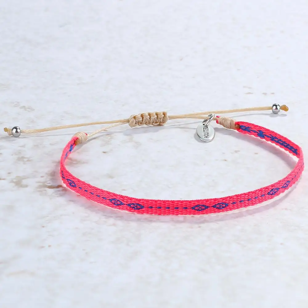 KELITCH Cute Girls Silk Summer Wrap Bracelets Handmade String Rope Braided Friendship Women Bracelets Adjustable Bangles
KELITCH Cute Girls Silk Summer Wrap Bracelets Handmade String Rope Braided Friendship Women Bracelets Adjustable Bangles