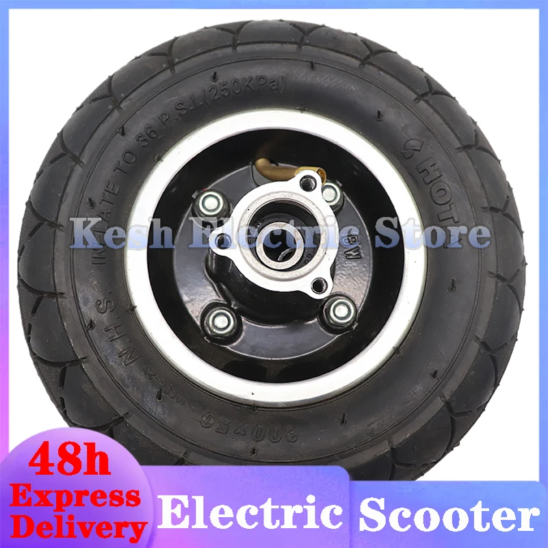 200x50 Electric Scooter tube and tyre with black hub 3 holes Wheel for Trolley Caster Wheel 200*50 Alloy Hub 8 inch
200x50 Electric Scooter tube and tyre with black hub 3 holes Wheel for Trolley Caster Wheel 200*50 Alloy Hub 8 inch