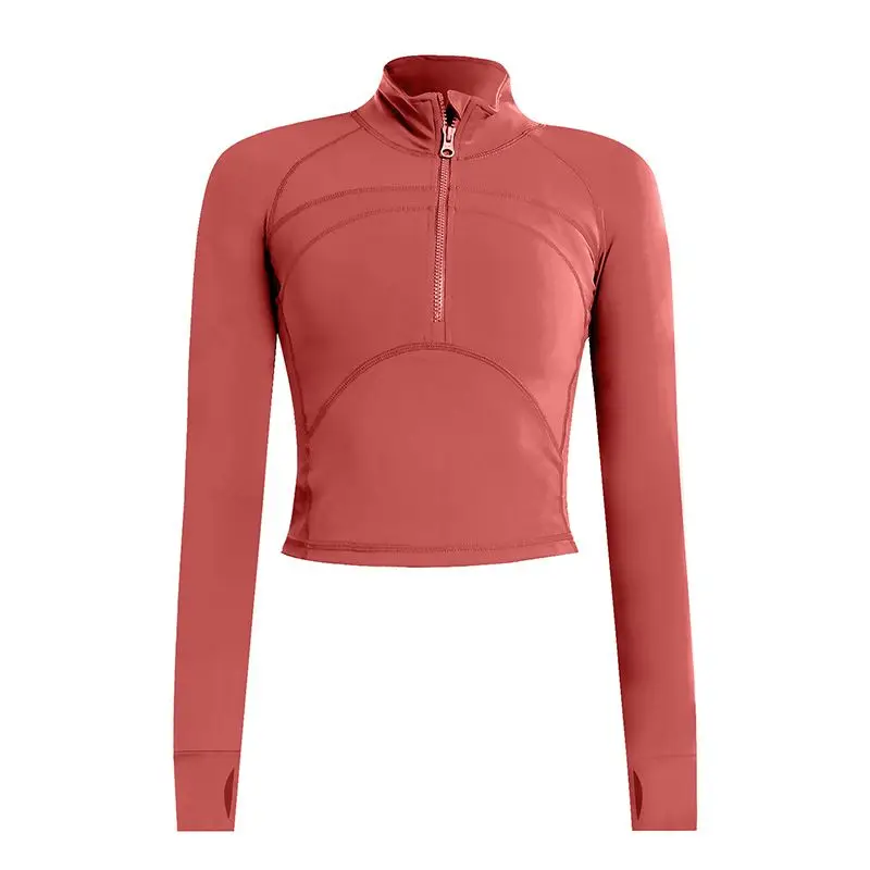Women Sports Jacket Long-Sleeved Crop Top Zipper Shirt Fitness Yoga Top Workout Gym Clothing Female Sport Running Coats 2021
Women Sports Jacket Long-Sleeved Crop Top Zipper Shirt Fitness Yoga Top Workout Gym Clothing Female Sport Running Coats 2021