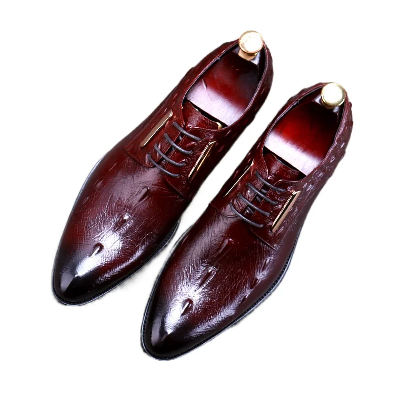 Новинка Весна 23705 формальные деловые кожаные туфли с крокодиловым узором Мужская британская модная мужская обувь
Новинка Весна 23705 формальные деловые кожаные туфли с крокодиловым узором Мужская британская модная мужская обувь