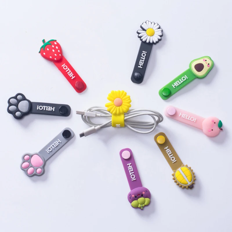 cable management cord protector cute winder silicone Small tie Charger cable storage Girl's cartoon earphone accessories
cable management cord protector cute winder silicone Small tie Charger cable storage Girl's cartoon earphone accessories