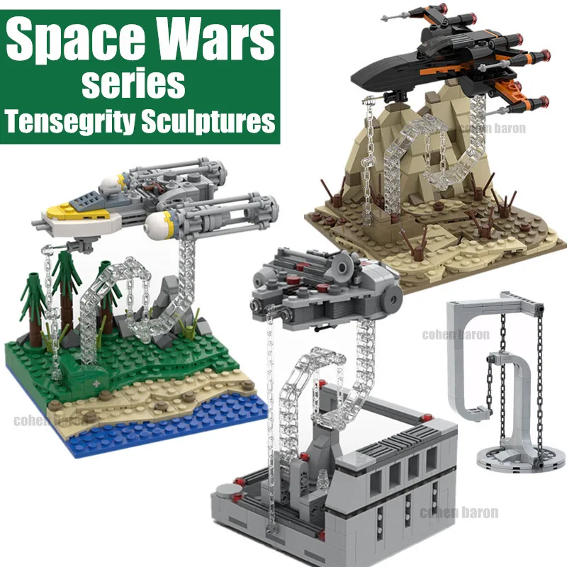 New Star Space Wars X-wing Tensegrity Sculptures Anti Gravity Dynamic Physics Balance Falcon Building Block Brick Kid Gift Toy
New Star Space Wars X-wing Tensegrity Sculptures Anti Gravity Dynamic Physics Balance Falcon Building Block Brick Kid Gift Toy