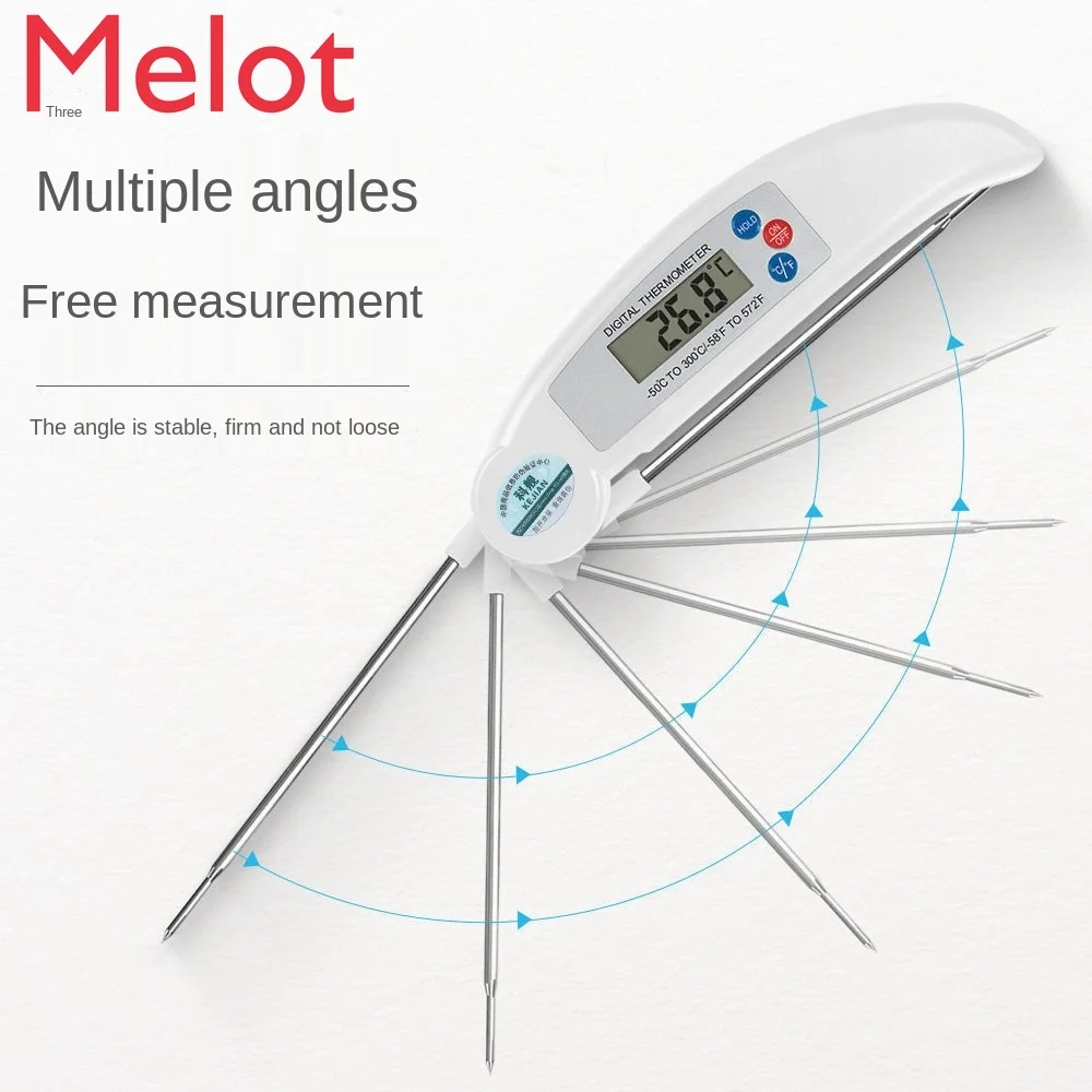 Thermometer Household Electronic Water Measuring High Precision Kitchen Baking Oil Temperature Milk Thermometer Folding
Thermometer Household Electronic Water Measuring High Precision Kitchen Baking Oil Temperature Milk Thermometer Folding
