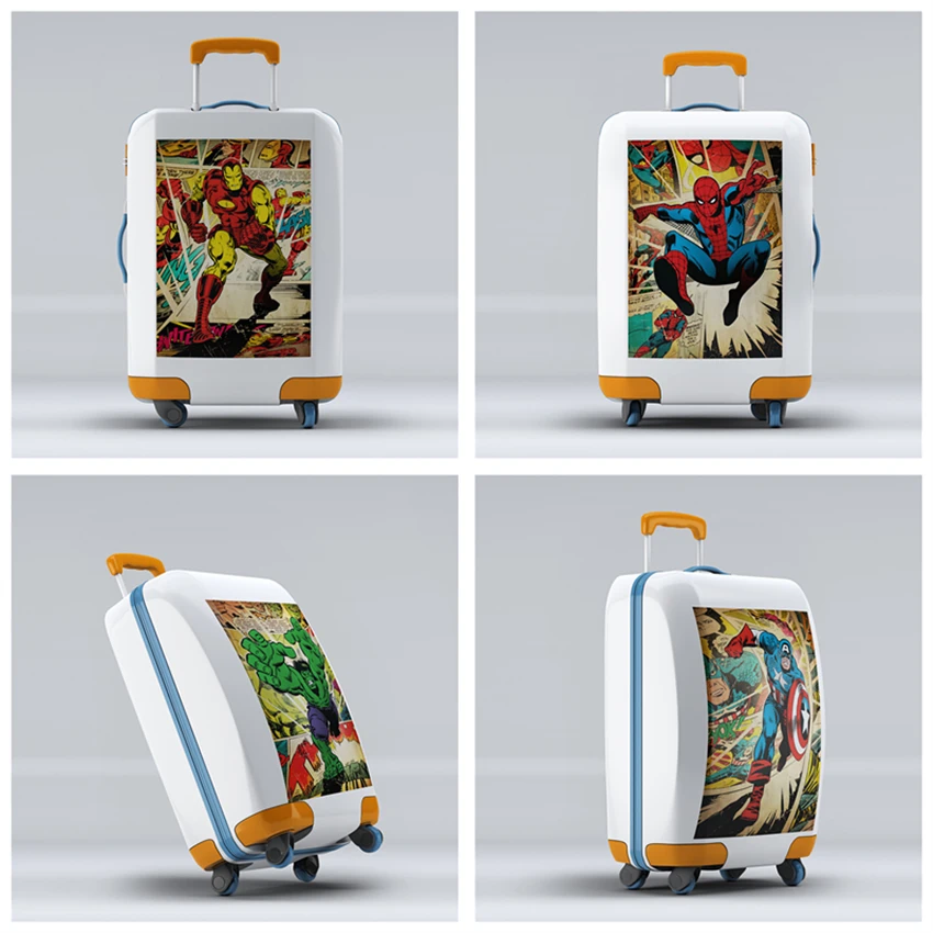 Marvel Superhero Avengers Retro Comic Style Used for Trolley suitcase waterproof Stickers DIY Wall Sticker suitcase Stickers 
Marvel Superhero Avengers Retro Comic Style Used for Trolley suitcase waterproof Stickers DIY Wall Sticker suitcase Stickers