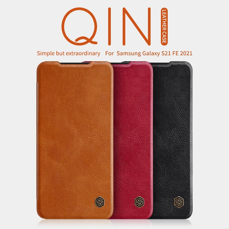 For Samsung Galaxy S21 FE Case Nillkin Qin Luxury Leather Book Wallet Protective Cover For Samsung S21 FE 2021
For Samsung Galaxy S21 FE Case Nillkin Qin Luxury Leather Book Wallet Protective Cover For Samsung S21 FE 2021