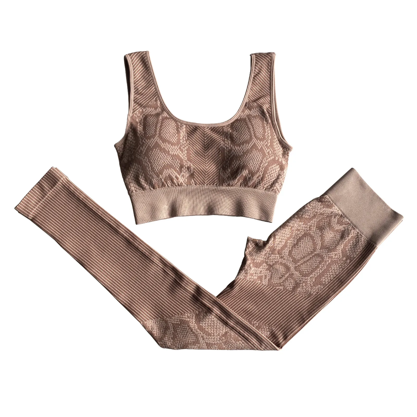 New Seamless Snake Pattern Gym Set Women Fitness Yoga Set Sports Suits High Waist Leggings+Push Up Bra 2 peice Set Sportswear 
New Seamless Snake Pattern Gym Set Women Fitness Yoga Set Sports Suits High Waist Leggings+Push Up Bra 2 peice Set Sportswear