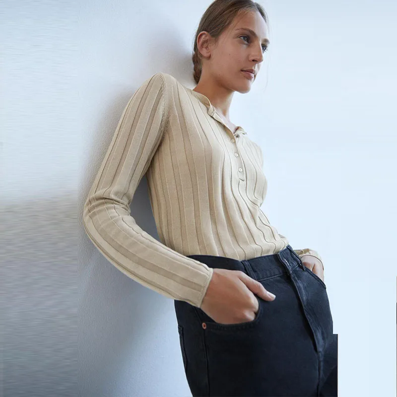 OLOMM O-Neck Long Sleeve Sweater Women Winter New All-match Style Ribbed Stretch Knit Sweaters Slim Pullover Clothes for Female 
OLOMM O-Neck Long Sleeve Sweater Women Winter New All-match Style Ribbed Stretch Knit Sweaters Slim Pullover Clothes for Female