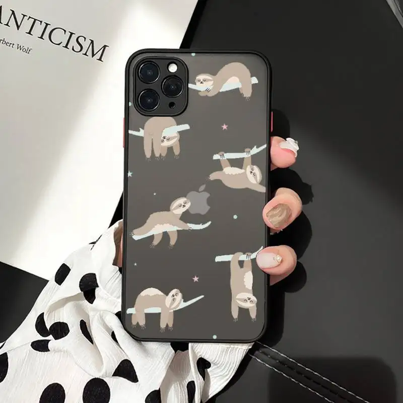 Cute animal yoga sloth Phone Cases matte transparent For iphone 7 8 11 12 plus mini x xs xr pro max cover
Cute animal yoga sloth Phone Cases matte transparent For iphone 7 8 11 12 plus mini x xs xr pro max cover