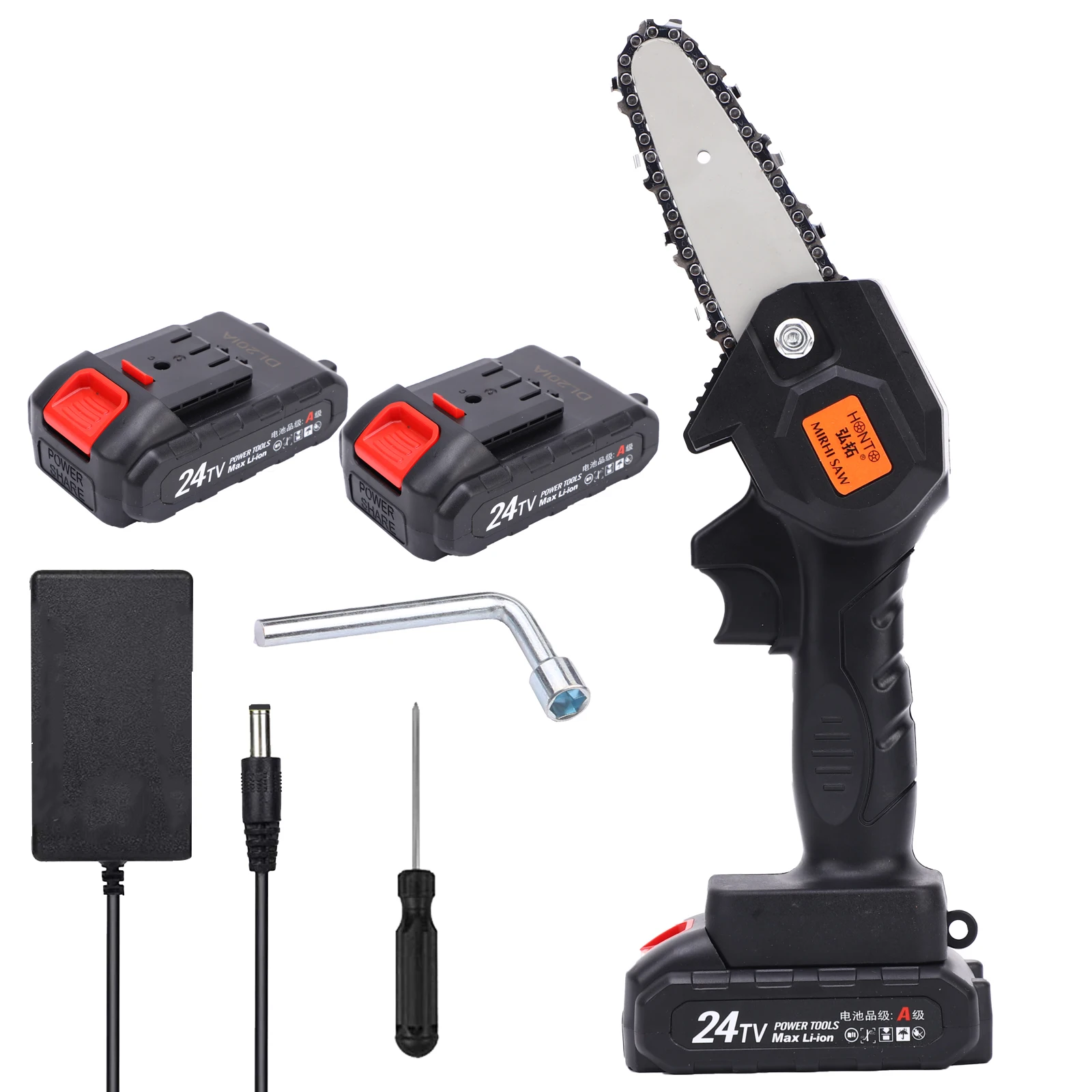 Electric Chain Saw Cordless Pruning Saw 6000mAh Rechargeable 4-In Mini Chainsaw One-Hand Lightweight Pruning Shears Garden Tools
Electric Chain Saw Cordless Pruning Saw 6000mAh Rechargeable 4-In Mini Chainsaw One-Hand Lightweight Pruning Shears Garden Tools