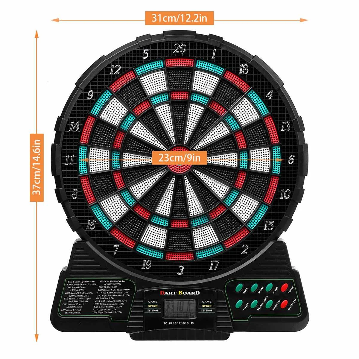 Professional Dartboard Electronic Dart Board Office Party Bar Games Entertainment Tools Automatic Scoring Darts Target Board
Professional Dartboard Electronic Dart Board Office Party Bar Games Entertainment Tools Automatic Scoring Darts Target Board