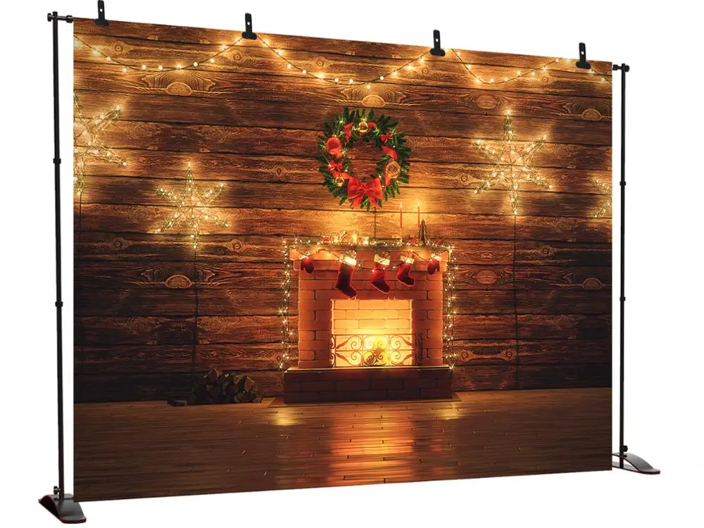 Merry Christmas Backdrop Photography Fireplace Brown Wooden Wall Background Portrait Photobooth Decorations Photo Studio Props
Merry Christmas Backdrop Photography Fireplace Brown Wooden Wall Background Portrait Photobooth Decorations Photo Studio Props