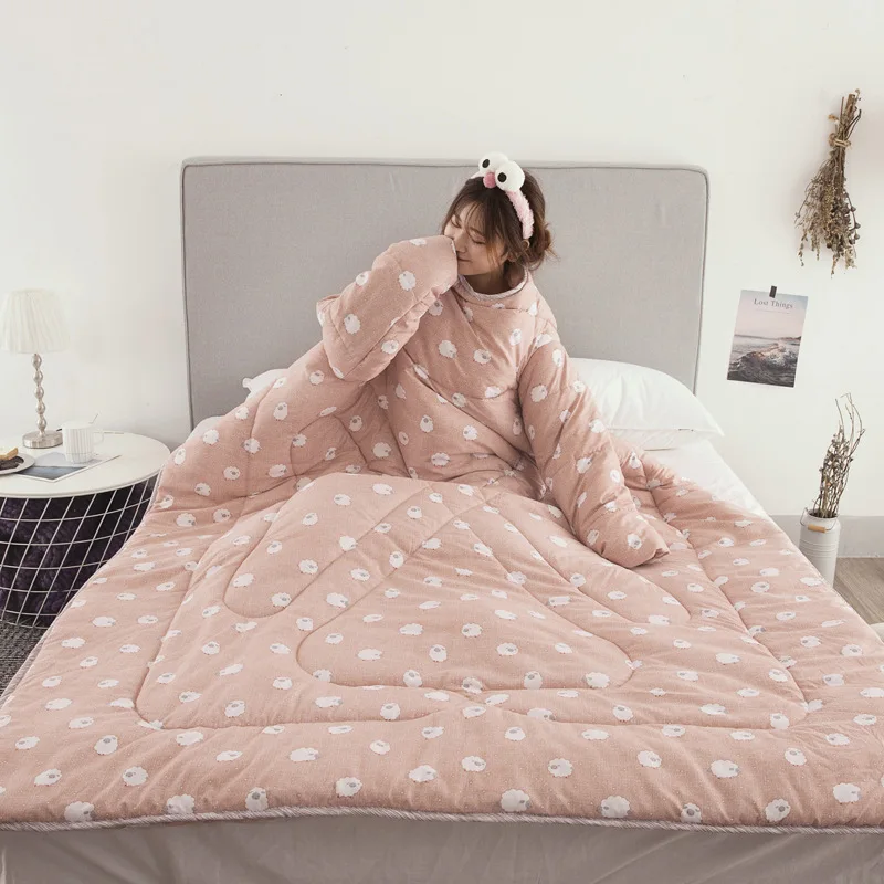 16 Styles Winter Lazy Quilt with Sleeves Family Warm Blanket Hoodie Cape Cloak Nap Blanket Dormitory Mantle Covered Blanket
16 Styles Winter Lazy Quilt with Sleeves Family Warm Blanket Hoodie Cape Cloak Nap Blanket Dormitory Mantle Covered Blanket