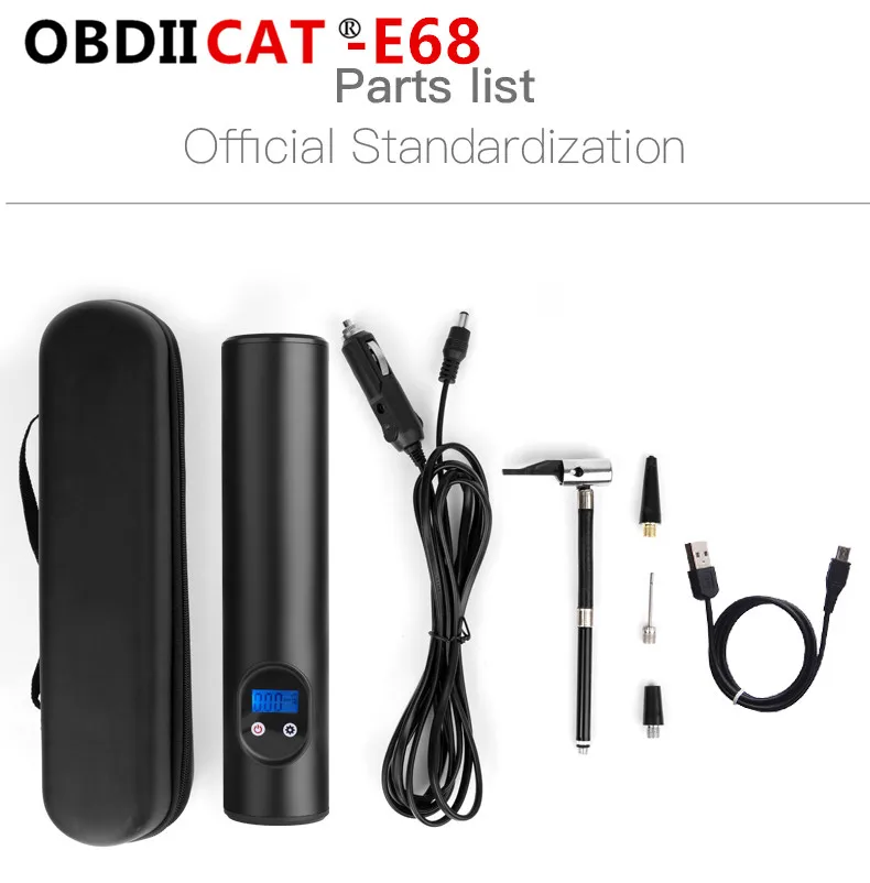 Multi-function E68 car air pump wireless inflatable pump Digital Display Charger Air Compressor For Motorcycle Bicycle Ball Toy
Multi-function E68 car air pump wireless inflatable pump Digital Display Charger Air Compressor For Motorcycle Bicycle Ball Toy