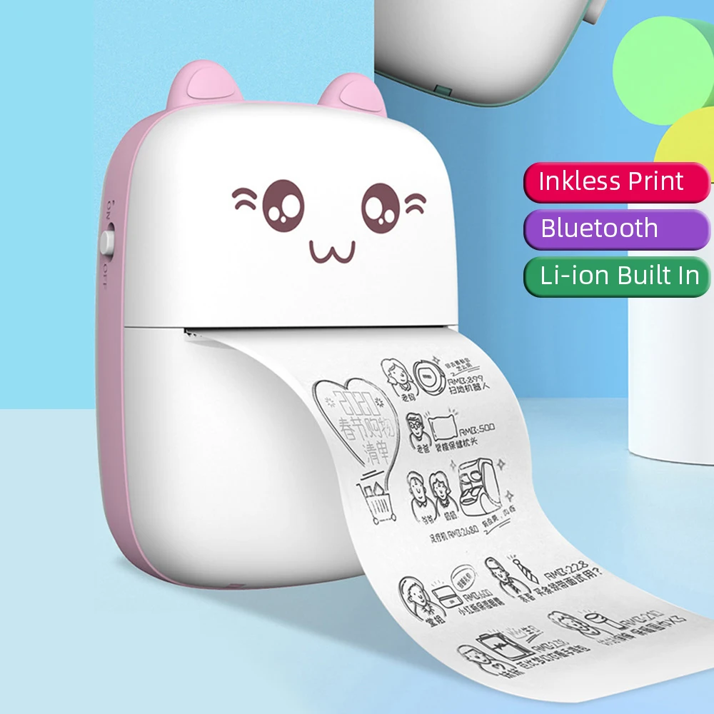 Portable Printer Wrong Question Labels Stickers Wireless Handheld Custom BT Photo Mini Thermal Printer for Mobile Phone
Portable Printer Wrong Question Labels Stickers Wireless Handheld Custom BT Photo Mini Thermal Printer for Mobile Phone