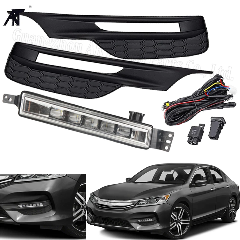 Для 2016 2017 Honda Accord Sedan 4Dr светодиодный Противотуманные фары бампер лампы + проводка + переключатель
Для 2016 2017 Honda Accord Sedan 4Dr светодиодный Противотуманные фары бампер лампы + проводка + переключатель