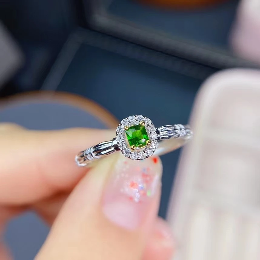 KJJEAXCMY fine jewelry S925 sterling silver inlaid natural Diopside girl luxury adjustable ring support test Chinese style
KJJEAXCMY fine jewelry S925 sterling silver inlaid natural Diopside girl luxury adjustable ring support test Chinese style
