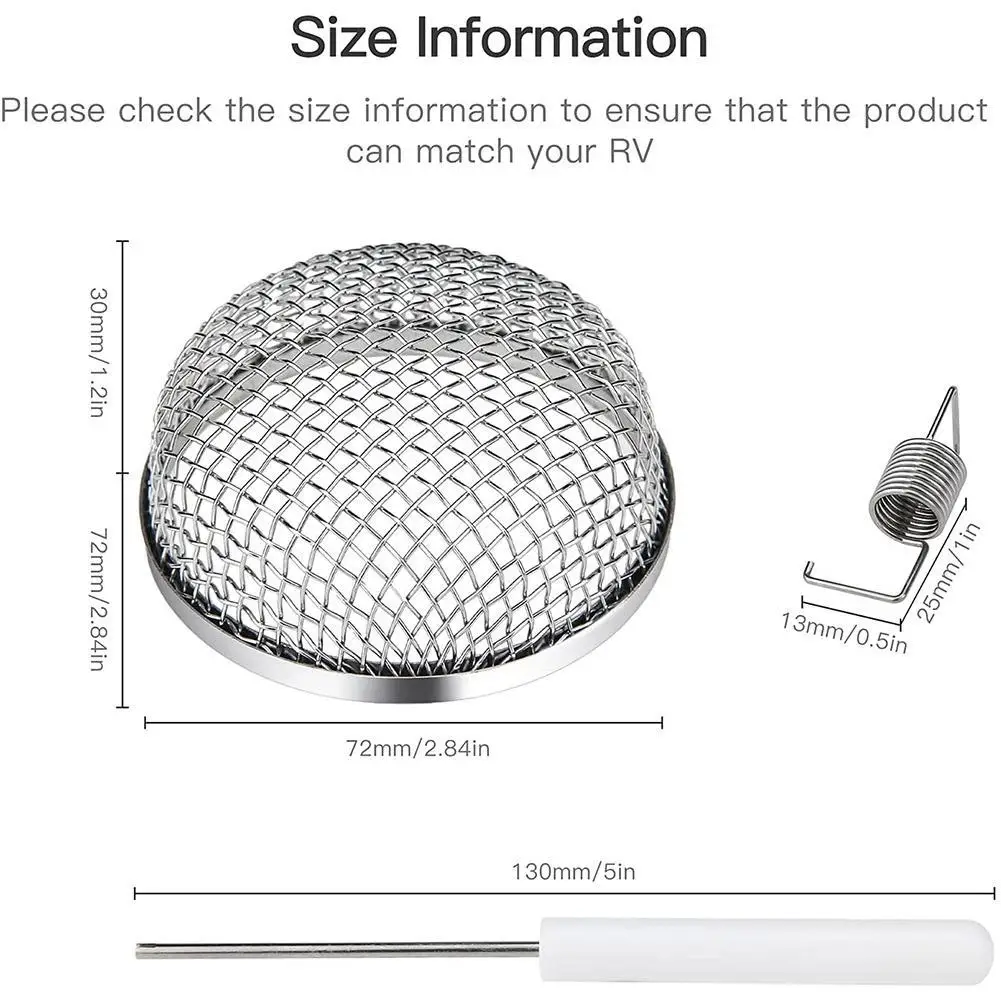 2 pieces of steel insect-proof net cover for RV ventilated general net cover for RV with installation tools
2 pieces of steel insect-proof net cover for RV ventilated general net cover for RV with installation tools