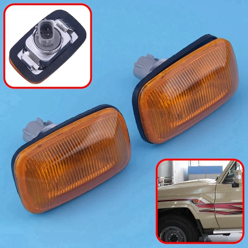 2 шт., боковые габаритные огни для Toyota Land Cruiser 80 1990-1997 100 1998 - 2004 2005 2006 2007
2 шт., боковые габаритные огни для Toyota Land Cruiser 80 1990-1997 100 1998 - 2004 2005 2006 2007