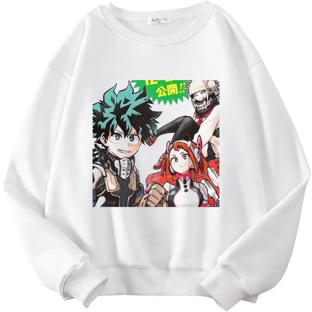 My Hero Academia Streetwear Sweatshirt Casual Print Ladies Gothic Punk Hoody Harajuku Casual Simple Popular Tops Academy-416
My Hero Academia Streetwear Sweatshirt Casual Print Ladies Gothic Punk Hoody Harajuku Casual Simple Popular Tops Academy-416