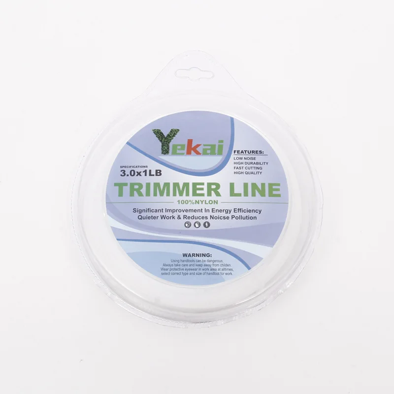 3.0MMX1LB Nylon Grass Trimmer Line Brush Cutter Head Strimmer Rope Cord Line Roll Mowing Wire Lawn Mower Replacement Accessories
3.0MMX1LB Nylon Grass Trimmer Line Brush Cutter Head Strimmer Rope Cord Line Roll Mowing Wire Lawn Mower Replacement Accessories