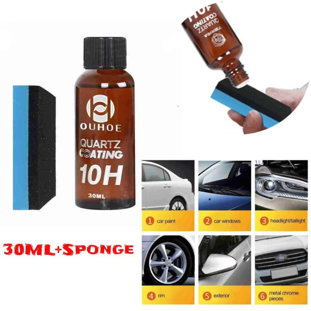 10H Hardness Car Glass Coating 30ml Liquid Ceramic Coat 760°C Nanomaterials Paint Care
10H Hardness Car Glass Coating 30ml Liquid Ceramic Coat 760°C Nanomaterials Paint Care