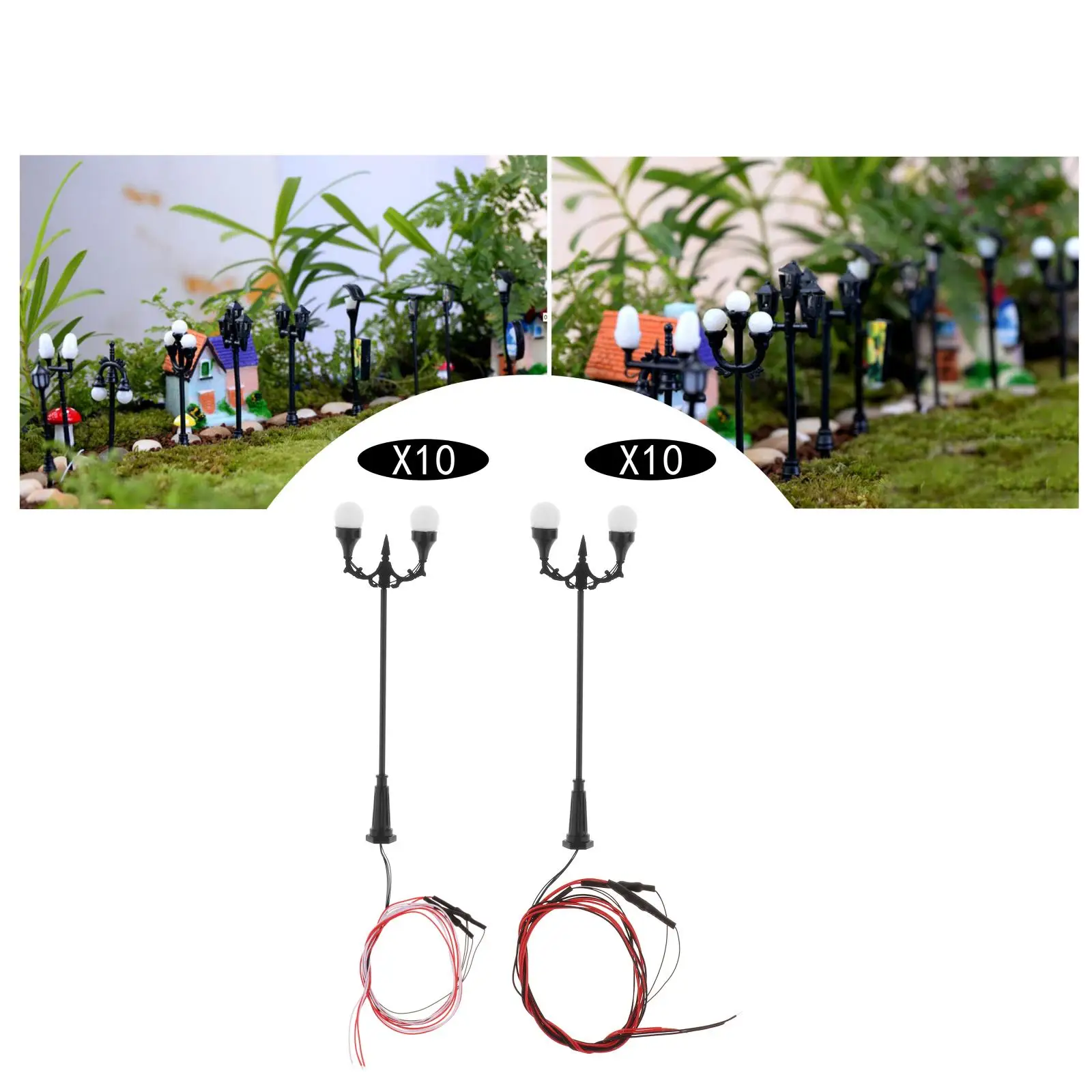 10x 1/100 миниатюрные садовые мини-фонари 
10x 1/100 миниатюрные садовые мини-фонари