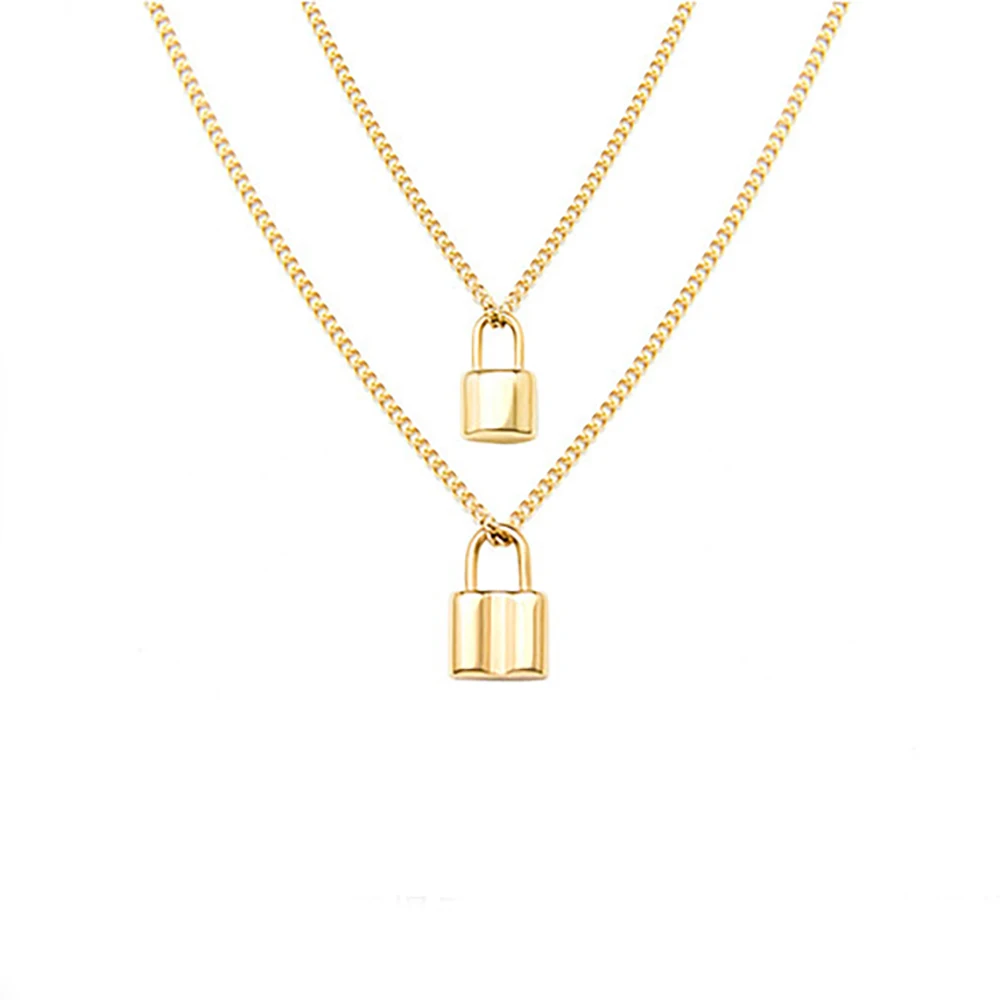 INS Titanium Steel Simple Key Lock Pendant Necklace for Women French Clavicle Choker Chain Jewelry 2022 Trendy Collier Wholesale
INS Titanium Steel Simple Key Lock Pendant Necklace for Women French Clavicle Choker Chain Jewelry 2022 Trendy Collier Wholesale