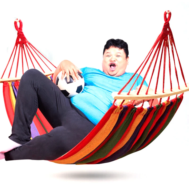 Single-person Camping Parachute Hammock Canvas Travel Hanging Bed Garden Hammock Chair Swing Bed For Adults Outdoor Furniture
Single-person Camping Parachute Hammock Canvas Travel Hanging Bed Garden Hammock Chair Swing Bed For Adults Outdoor Furniture