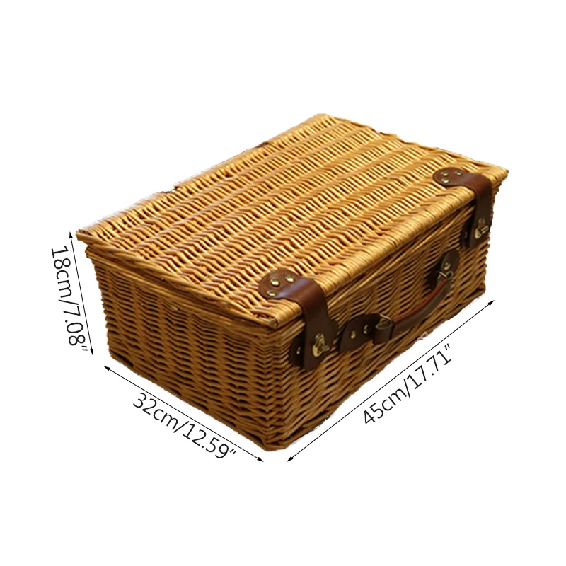 Nordic Outdoor Picnic Storage Basket Straw Rattan Fruit Basket Picnic Basket With Lid Cutlery Home Decor Morden Wedding Gift
Nordic Outdoor Picnic Storage Basket Straw Rattan Fruit Basket Picnic Basket With Lid Cutlery Home Decor Morden Wedding Gift