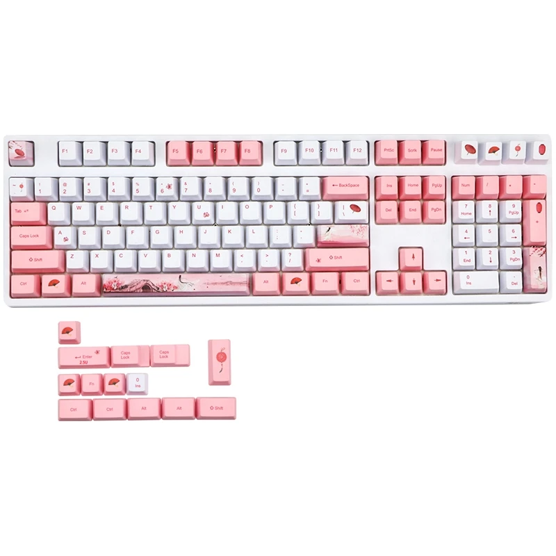 Механическая клавиатура Keycaps PBT 5 краска для лица сублимация Keycap всех стандартных