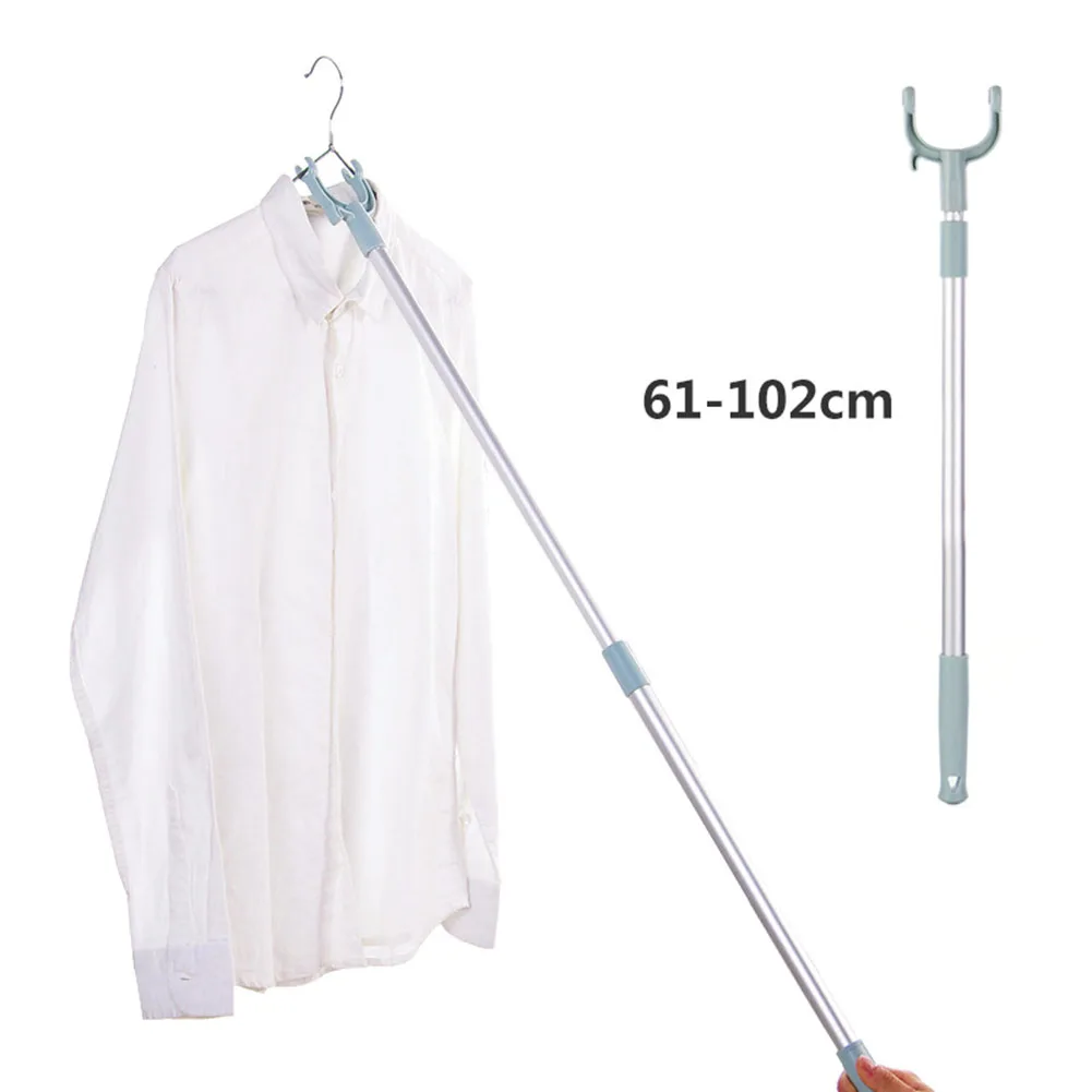 1PC Long Retractable Rods Adjustable Clothing Fork With Hanger Iron Pipe Clothesline Pole Pick Clothes Hanger Accessories
1PC Long Retractable Rods Adjustable Clothing Fork With Hanger Iron Pipe Clothesline Pole Pick Clothes Hanger Accessories