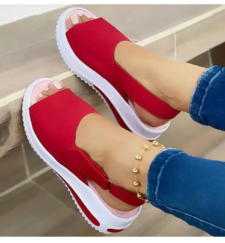 Women Sandals 2021 Heels Sandals Peep Top Summer Shoes Women Platform Sandals Soft Wedges Shoes Sandalias Mujer Casual Footwear
Women Sandals 2021 Heels Sandals Peep Top Summer Shoes Women Platform Sandals Soft Wedges Shoes Sandalias Mujer Casual Footwear