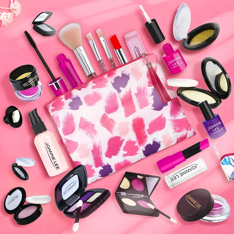 Girl Pretend Make Up Toy Simulation Fake No liquid Powder Non-toxic Cosmetic Bag Princess Beauty Play House Toy for Girls Gift
Girl Pretend Make Up Toy Simulation Fake No liquid Powder Non-toxic Cosmetic Bag Princess Beauty Play House Toy for Girls Gift