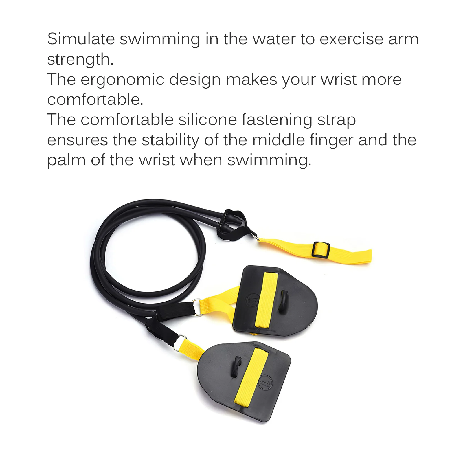Arm Strength Trainer Simulation Swimming Exercise Land Arm Strength Work Out Fitness Resistance Band With Hand Webbed Paddle
Arm Strength Trainer Simulation Swimming Exercise Land Arm Strength Work Out Fitness Resistance Band With Hand Webbed Paddle